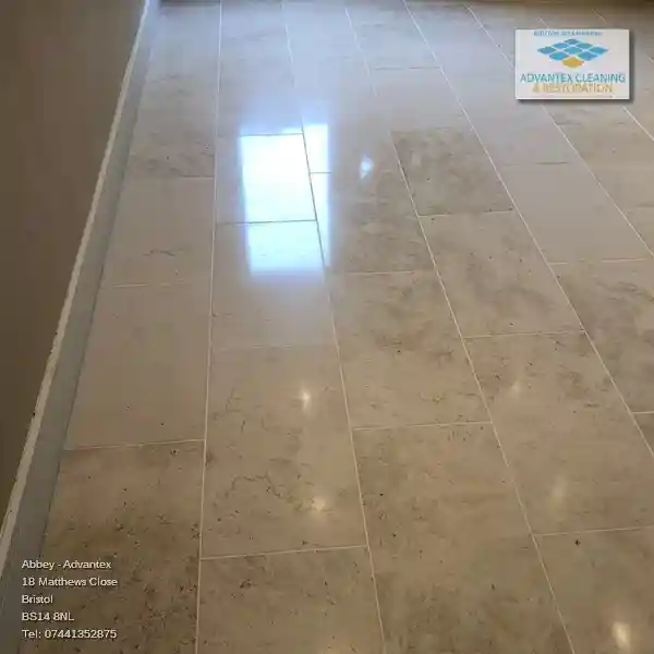 Revel in Clean and Polished Limestone Floors