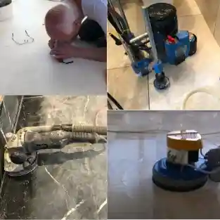 using latest modern equipment for stone floor cleaning in Repair Restore Revive