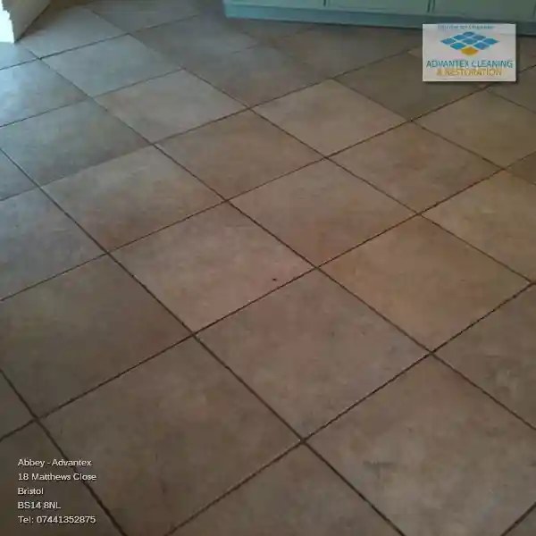 Beautifully cleaned Porcelain Tile floor