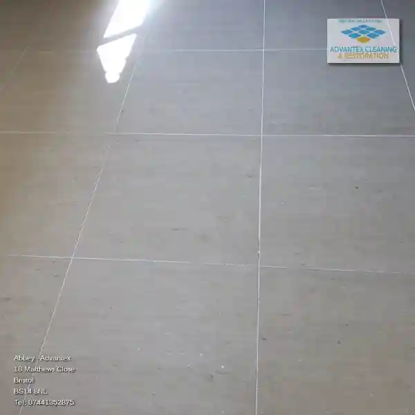 Beautifully cleaned Porcelain Tile floor