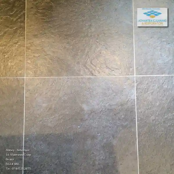 Beautifully cleaned Porcelain Tile floor