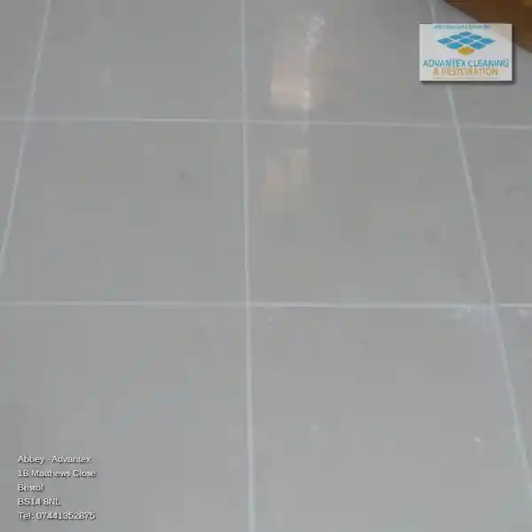 Beautifully cleaned Porcelain Tile floor