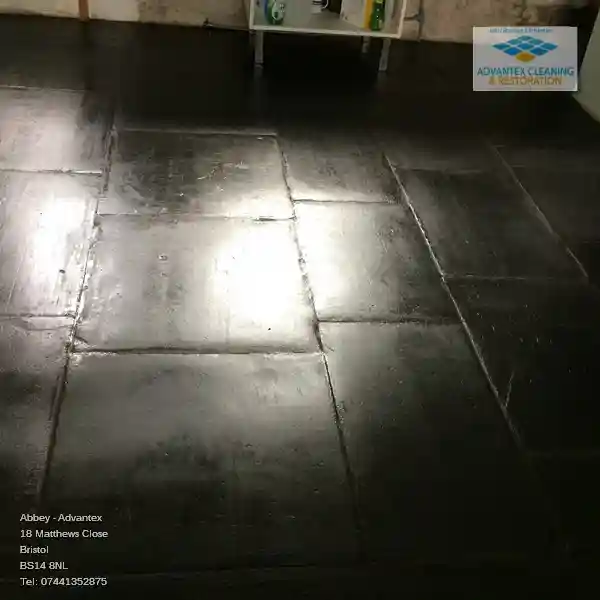 Beautifully cleaned Slate floor