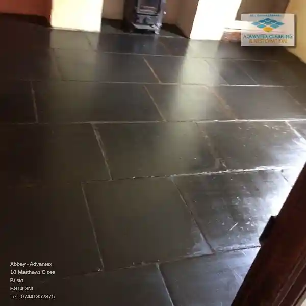 Beautifully cleaned Slate floor