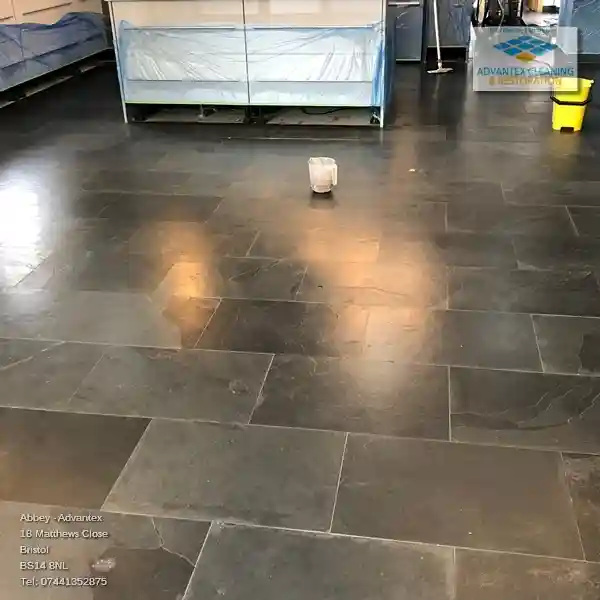 Beautifully cleaned Slate floor