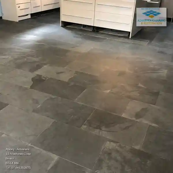 Beautifully cleaned Slate floor