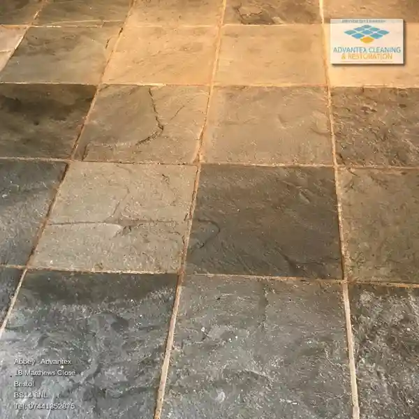 Beautifully cleaned Slate floor