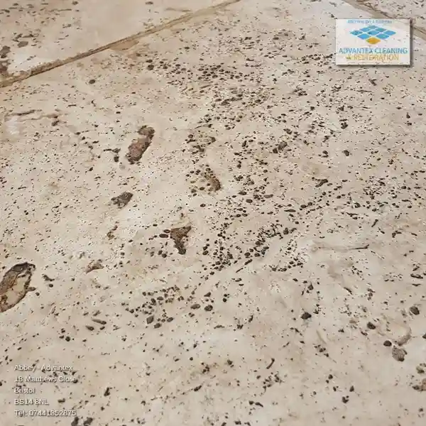 Extensive Travertine Cleaning Inspection And Estimate